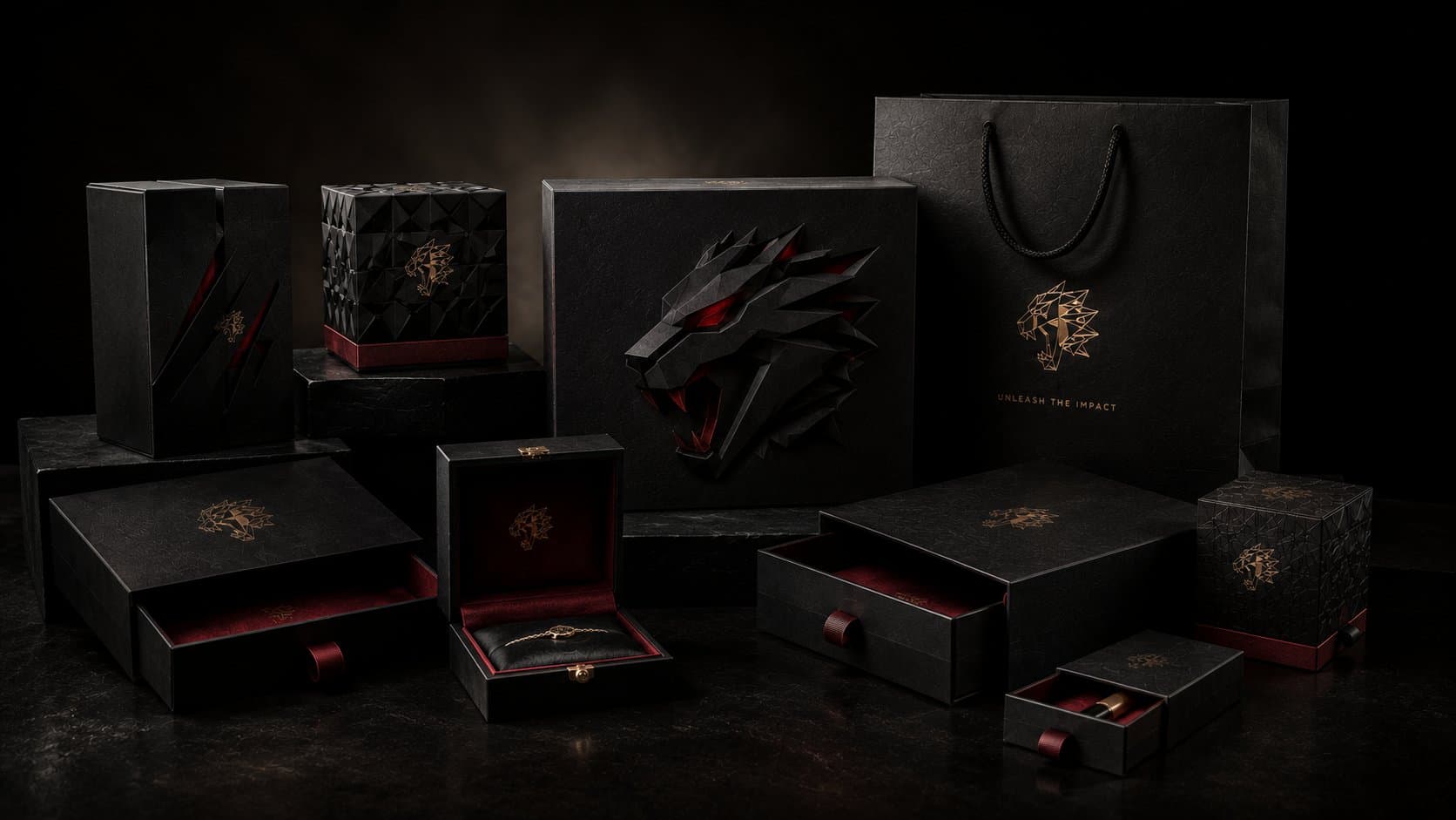 Premium packaging — single luxury box